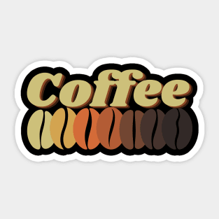 Friends & Coffee - Kaffee Bohnen liebhaber Sticker